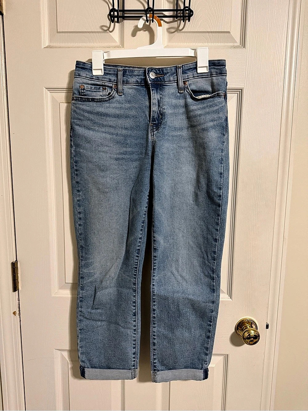 Denizen from Levi's Mid Rise Boyfriend Jeans Blue Waist 29